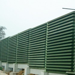 Stabilized wood aggregates for noise barriers