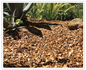 Copeo Naturel : Paillage décoratif à base de chataignier. Parfaitement calibré et longue durée de vie